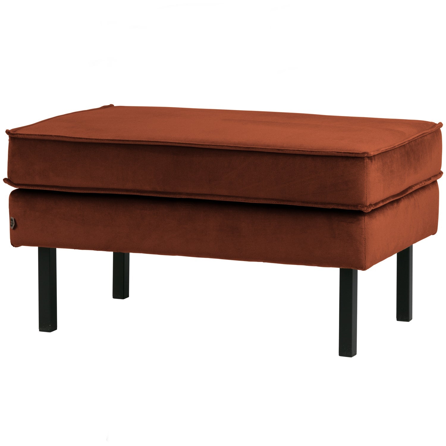 Woood | Hocker Rodeo op poten velvet roest