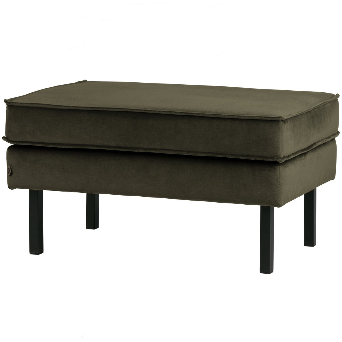 Woood | Hocker Rodeo op poten velvet donkergroen