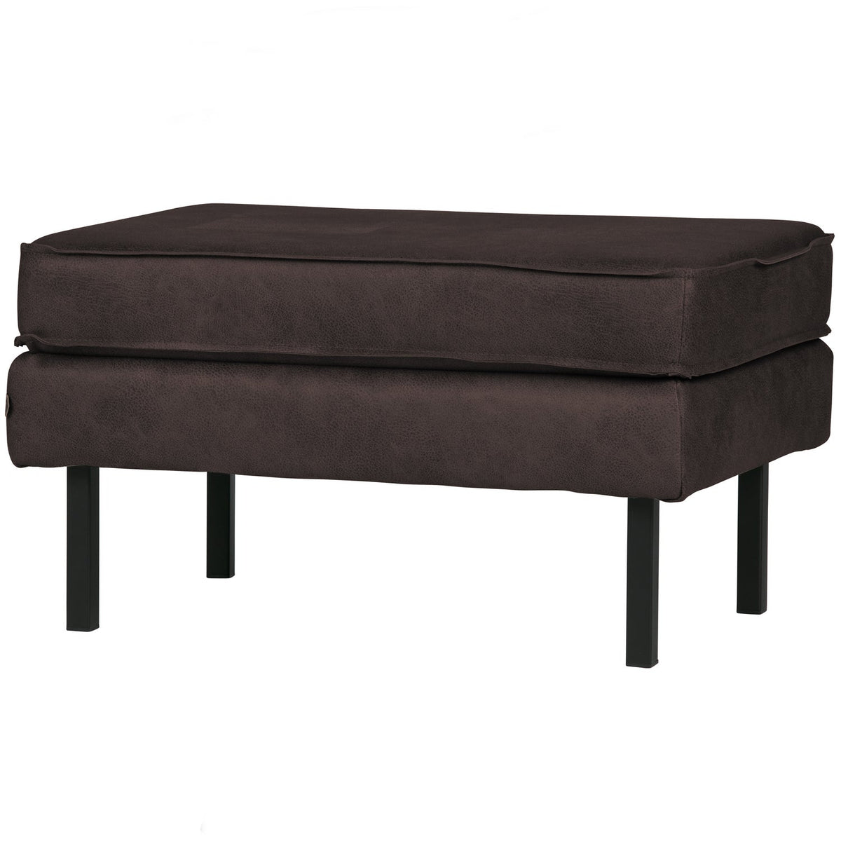 Woood | Hocker Rodeo op poten ecoleer zwart