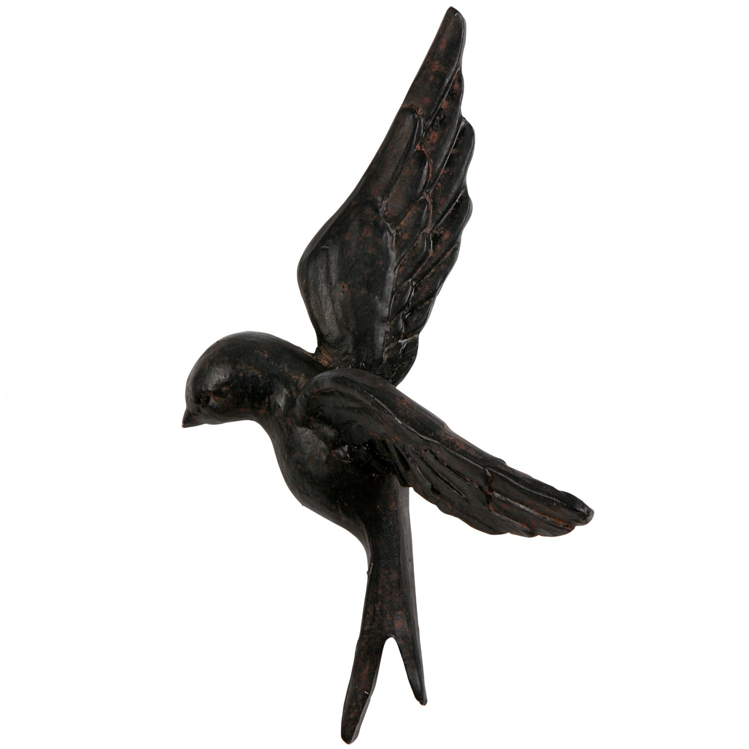 Woood | Wanddeco Avaler vogels hars zwart - set van 4