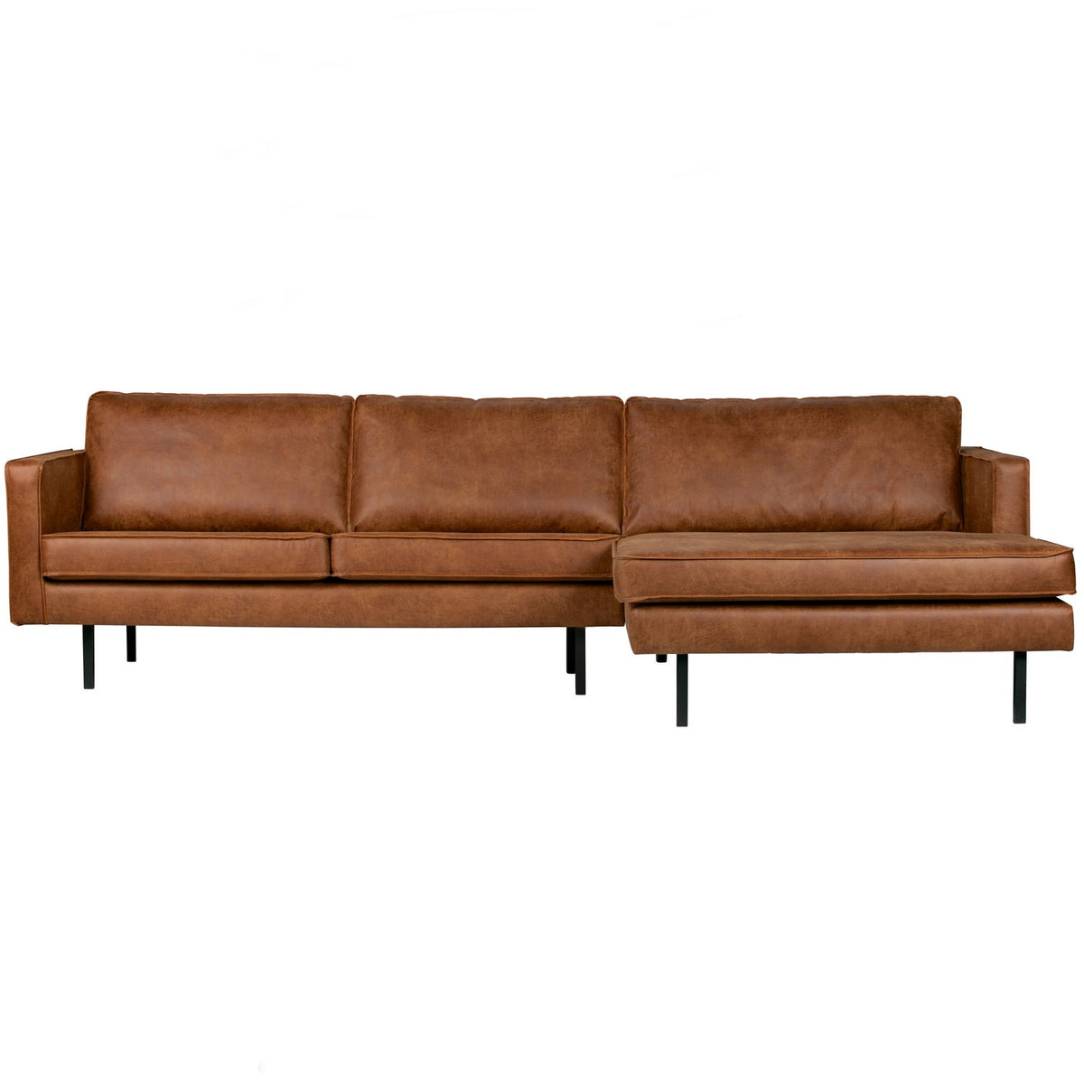 Woood | Chaise Longue Rodeo rechts ecoleer cognac
