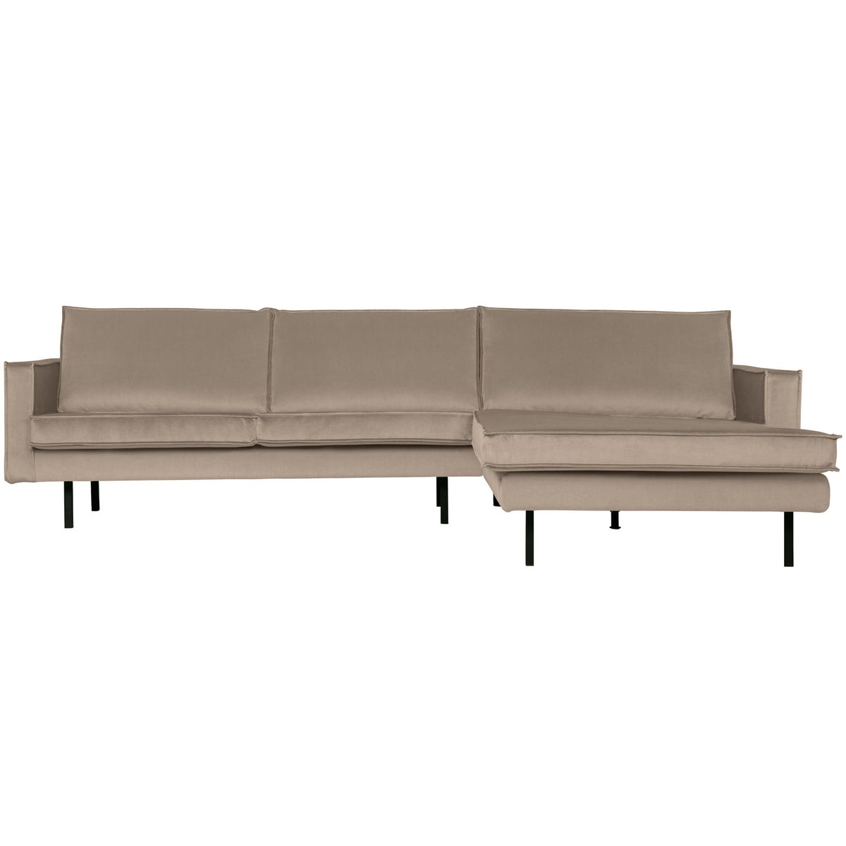 Woood | Chaise Longue Rodeo rechts velvet khaki