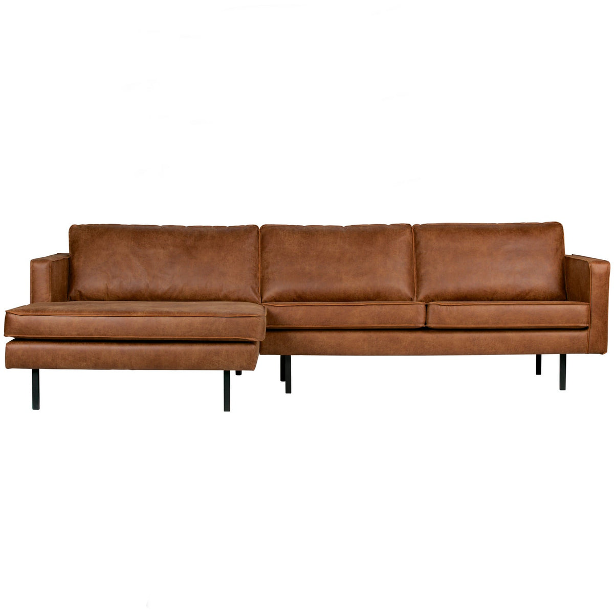 Woood | Chaise longue Rodeo links ecoleer cognac