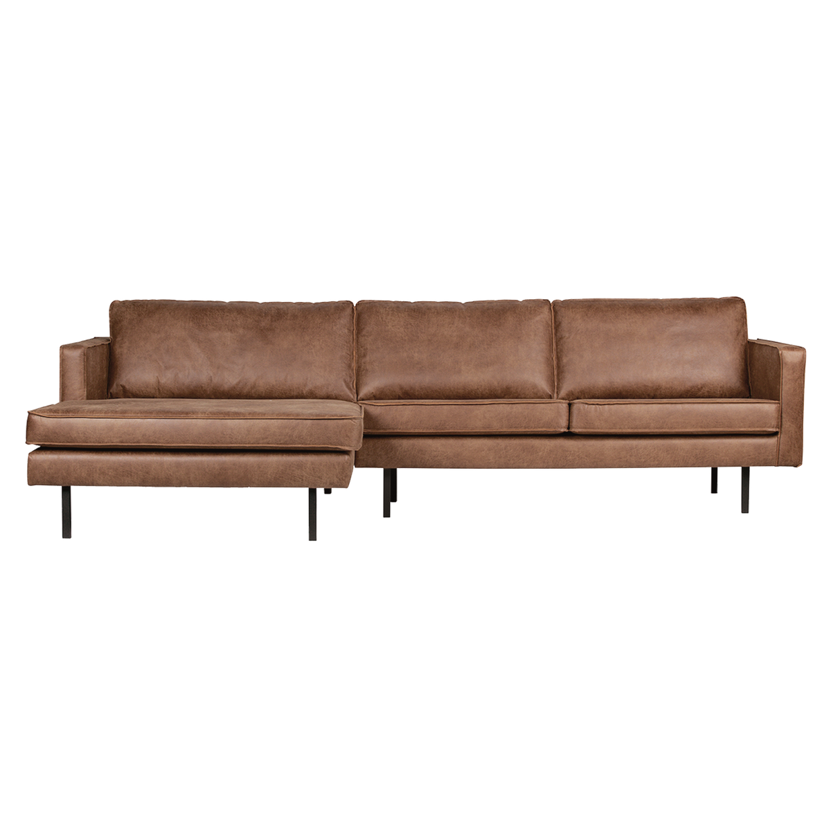 Woood | Chaise longue Rodeo links ecoleer cognac