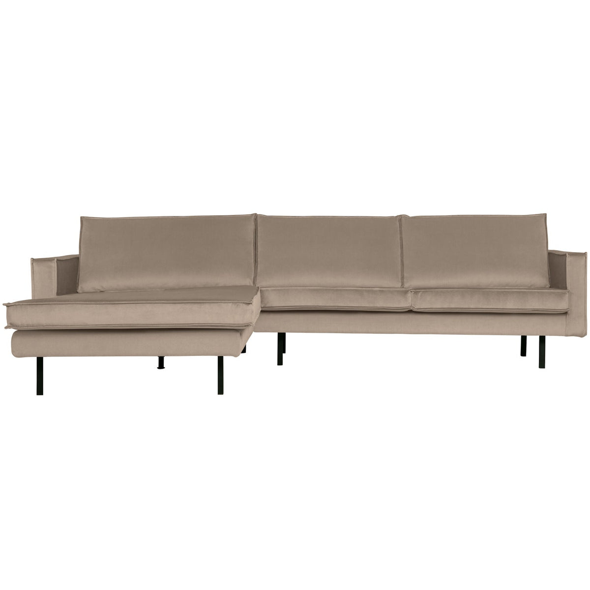 Woood | Chaise longue Rodeo links velvet khaki