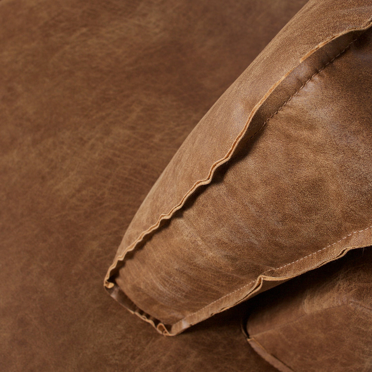 Woood | Hoekbank Rodeo rechts ecoleer cognac