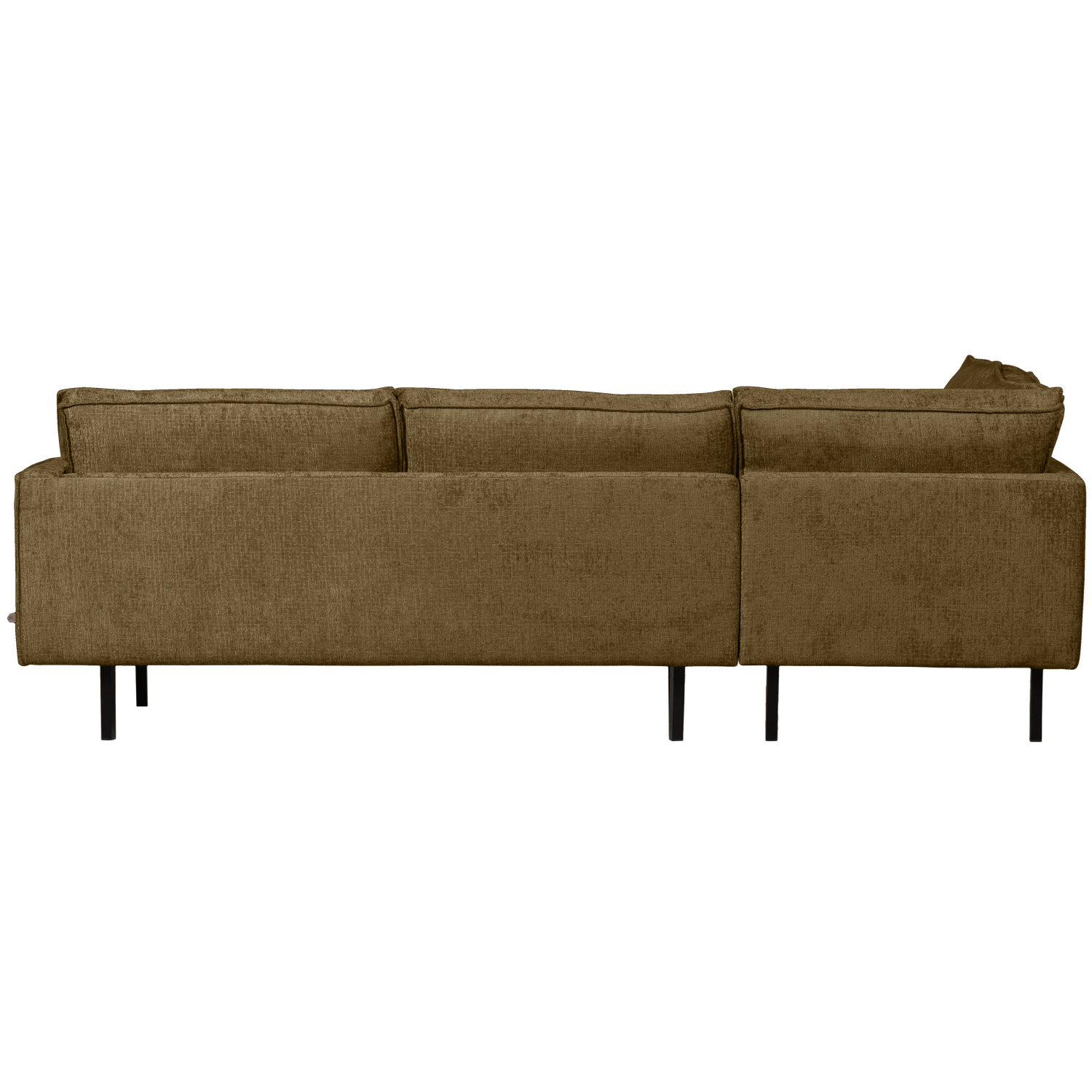 Woood | Hoekbank Rodeo links structure velvet brass