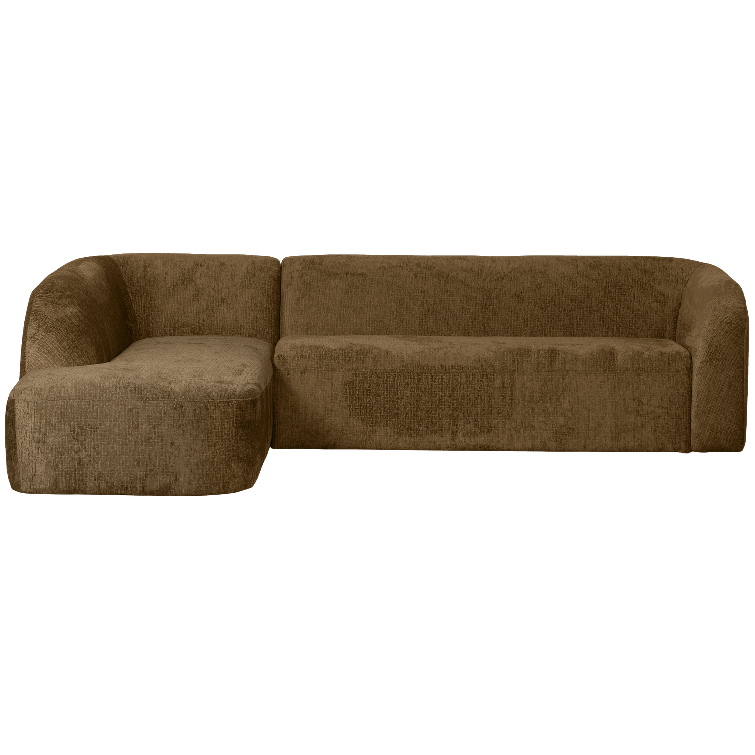 Woood | Hoekbank Sloping links structure velvet brass