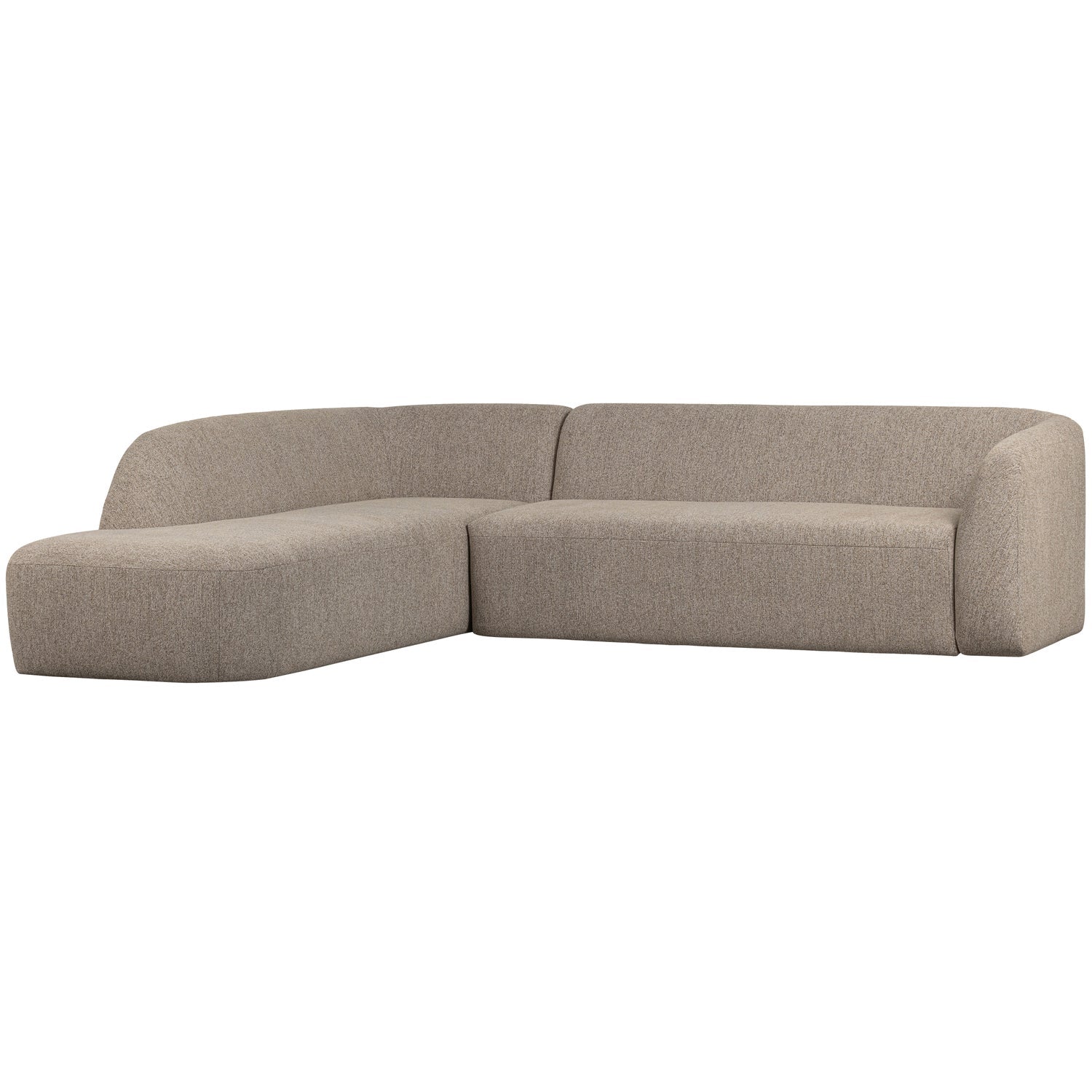 Woood | Hoekbank Sloping links naturel melange