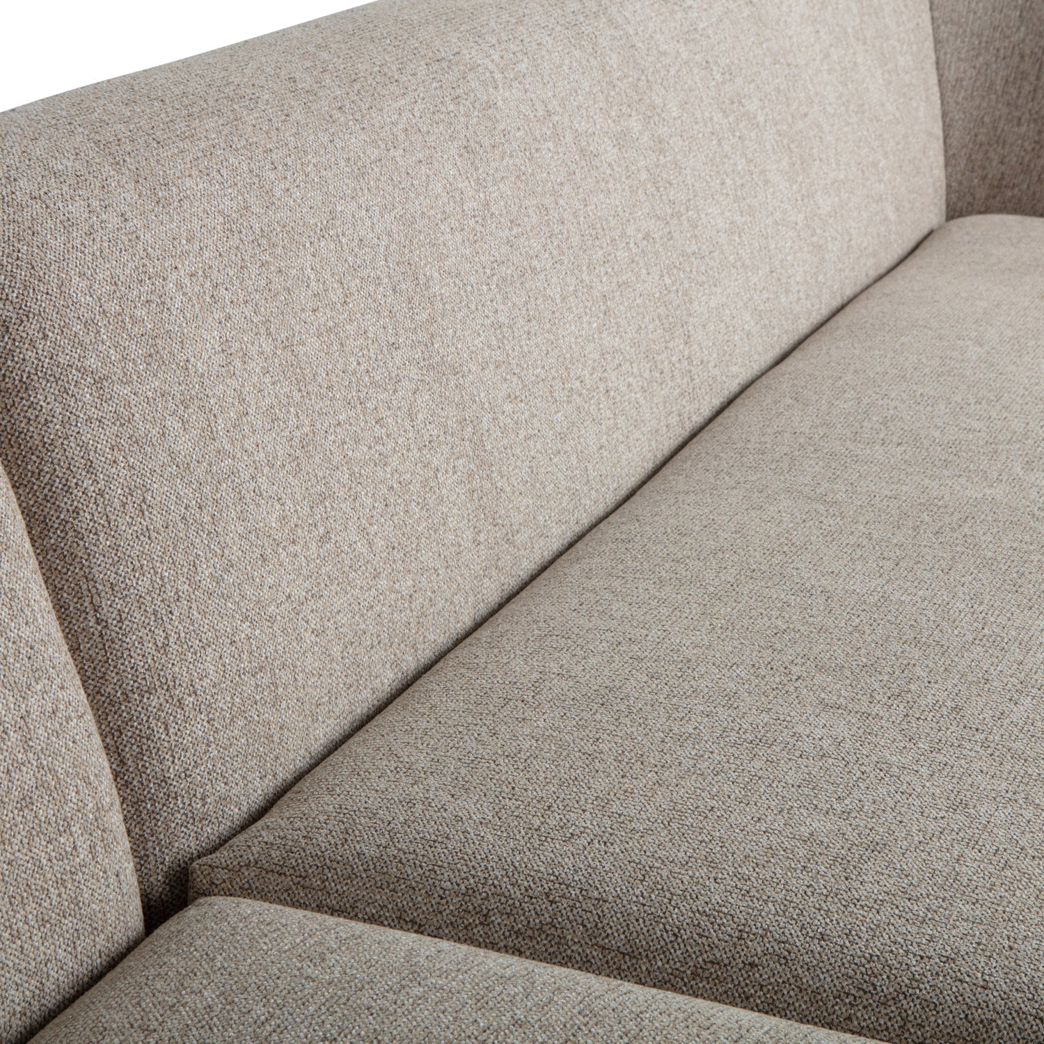 Woood | Hoekbank Sloping links naturel melange