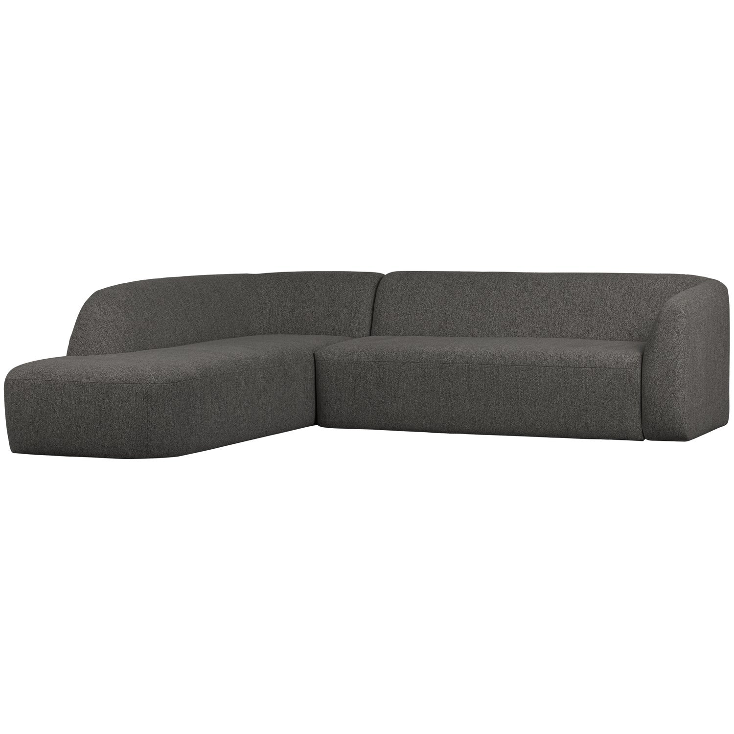Woood | Hoekbank Sloping links grijs/zwart melange