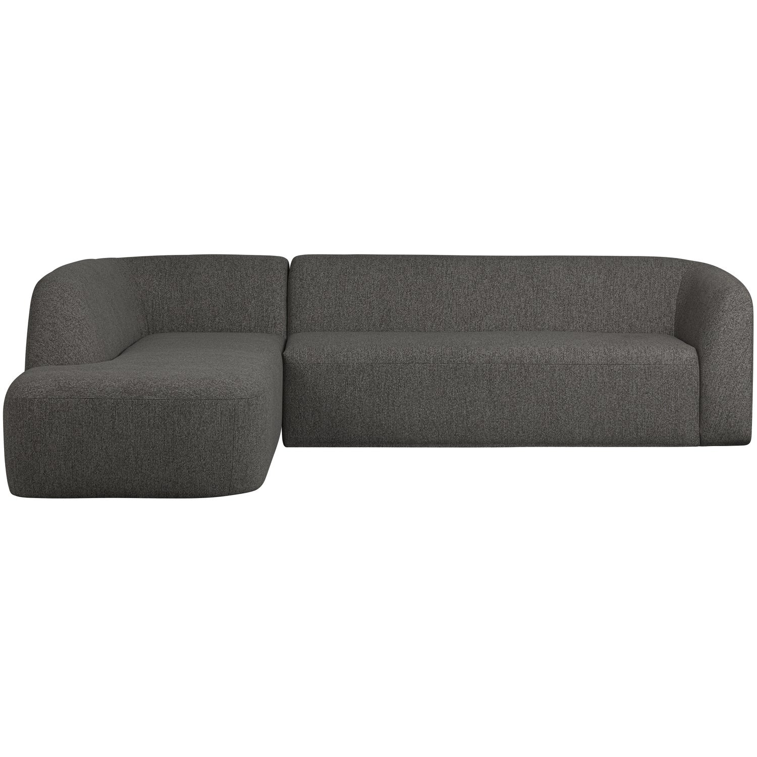 Woood | Hoekbank Sloping links grijs/zwart melange