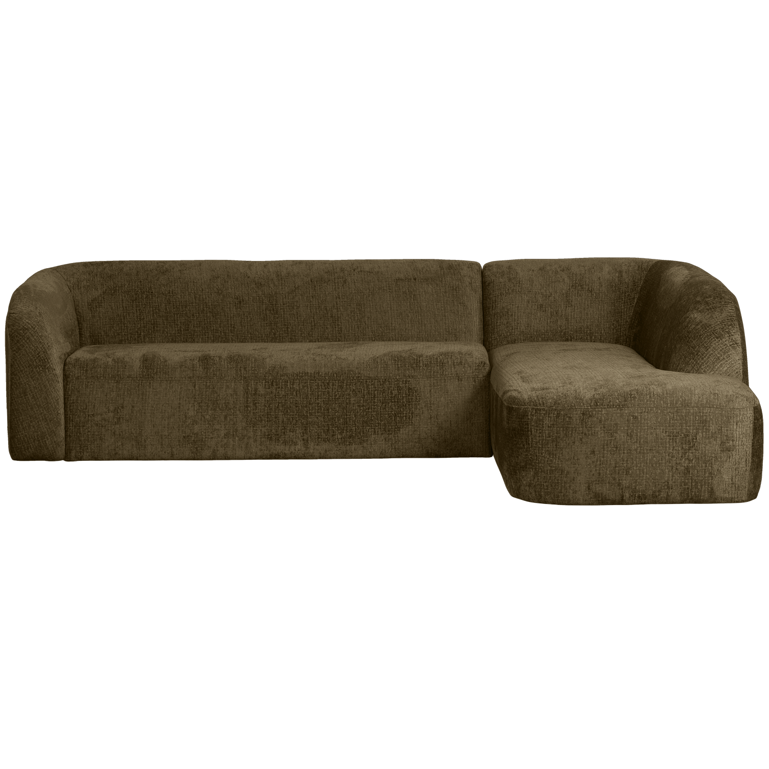 Woood | Hoekbank Sloping rechts structure velvet bonsai