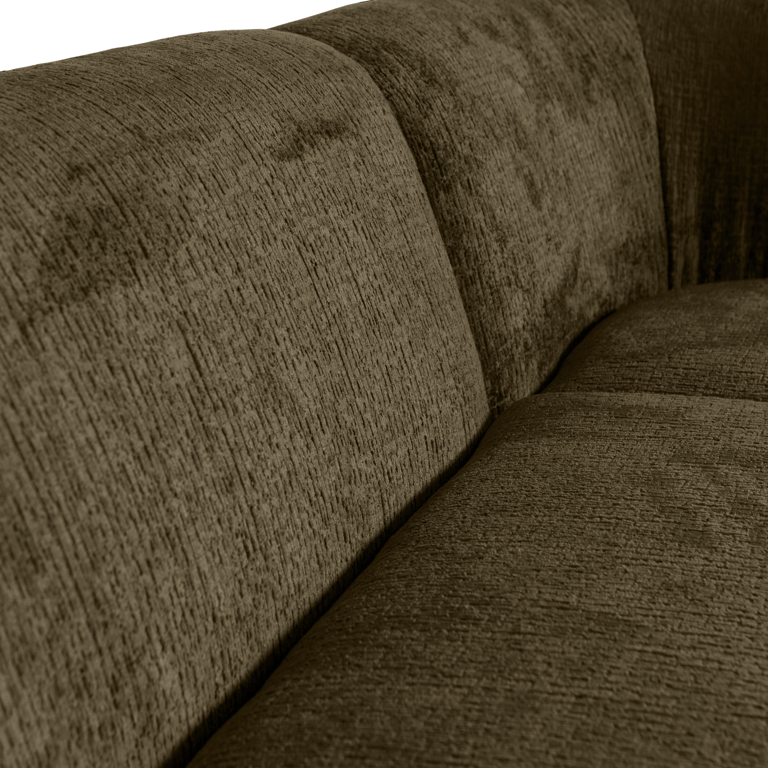 Woood | Hoekbank Sloping rechts structure velvet bonsai