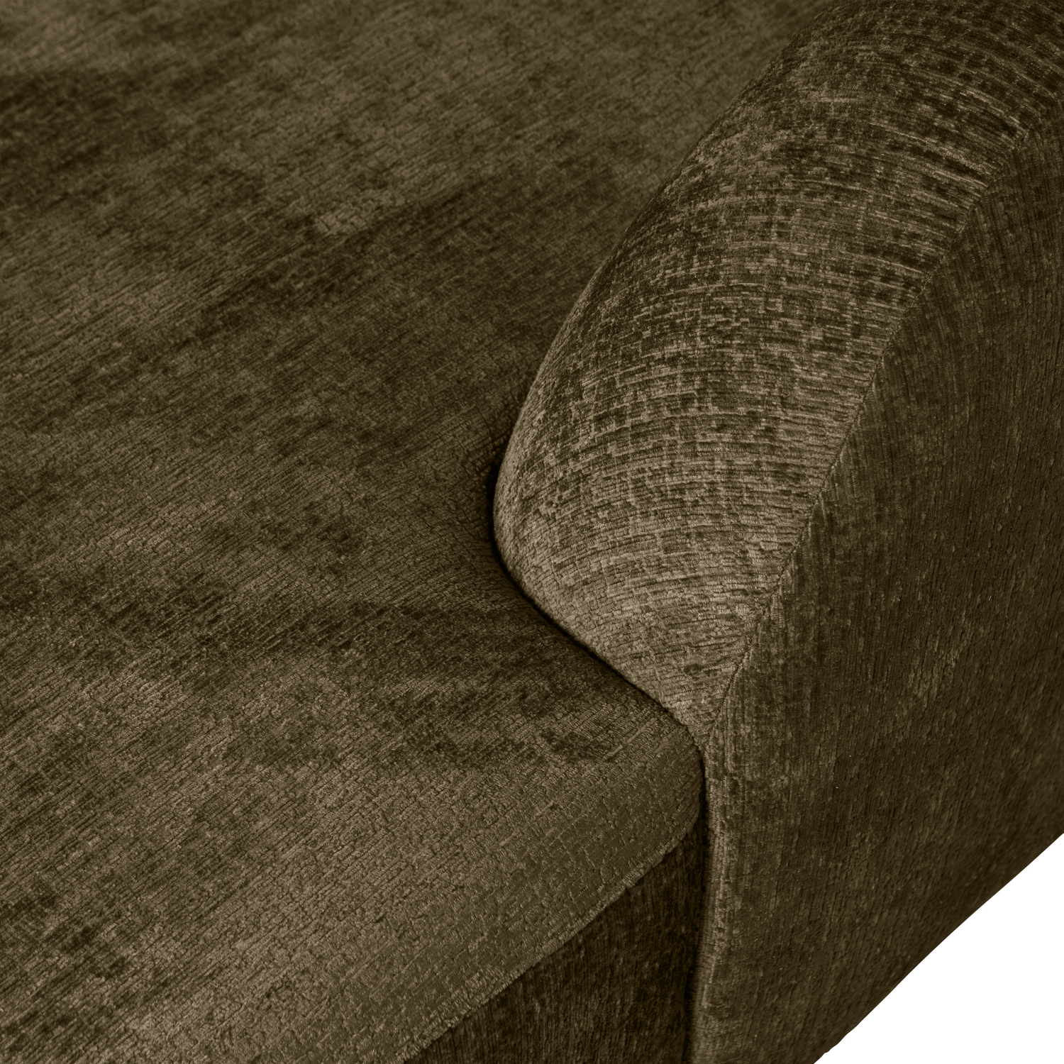 Woood | Hoekbank Sloping rechts structure velvet bonsai