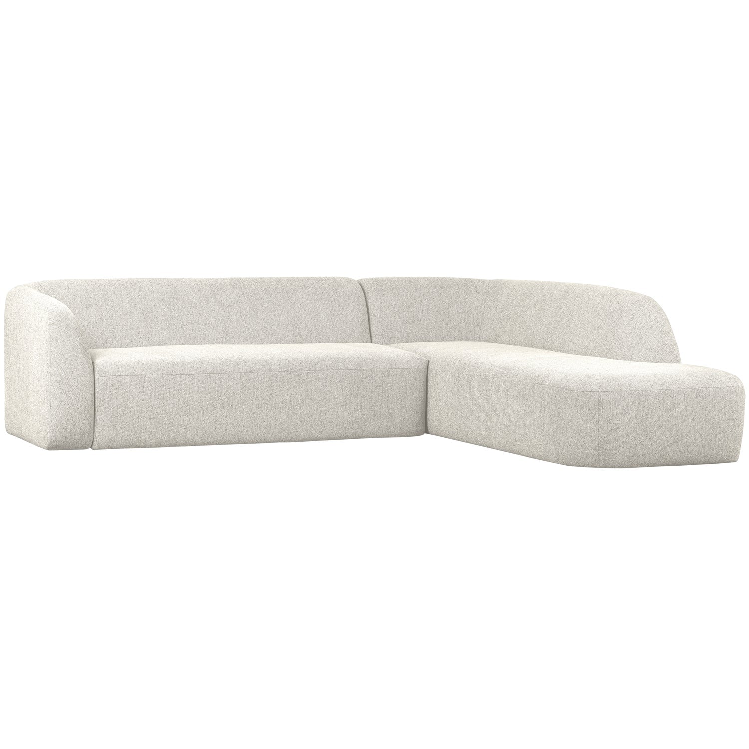 Woood | Hoekbank Sloping rechts pearl melange