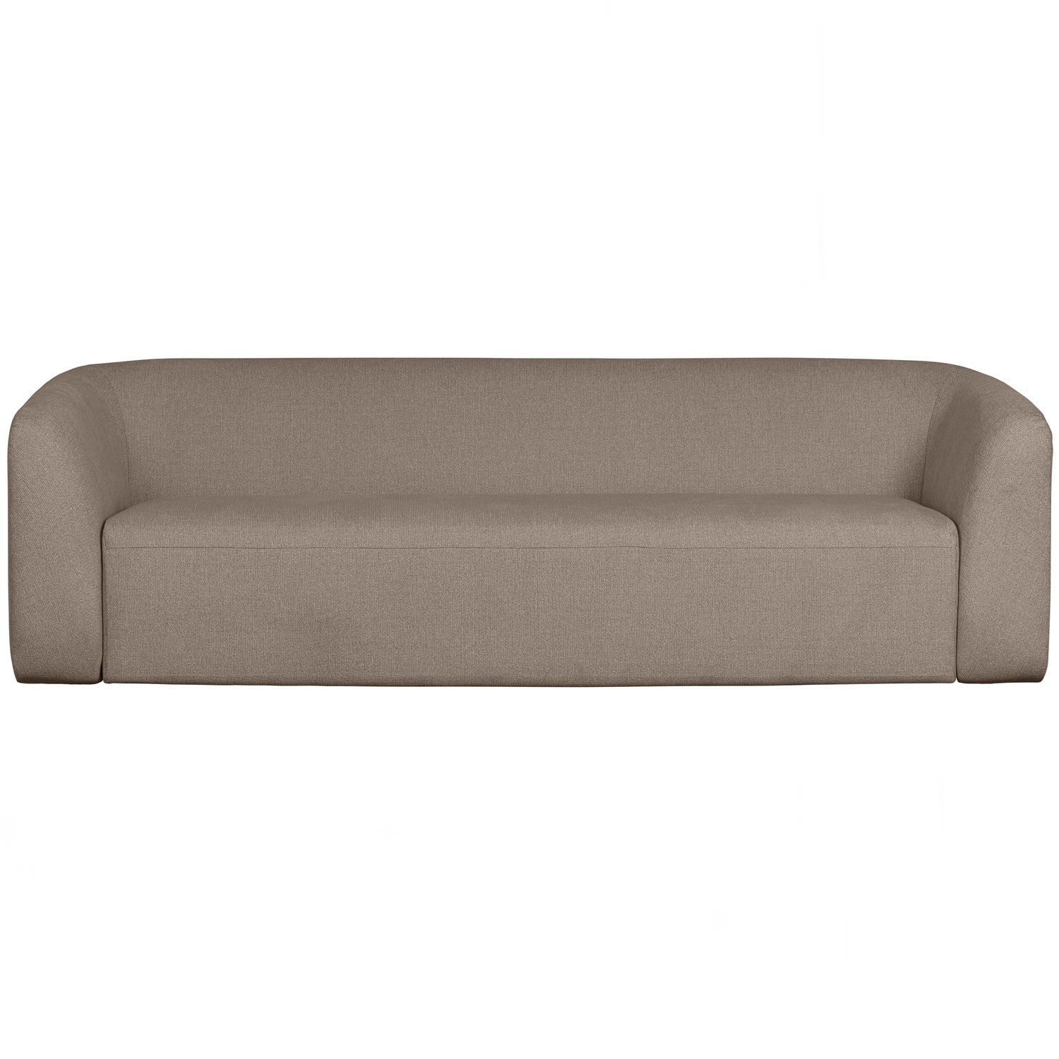 Woood | 3-Zits bank Sloping lichtbruin melange