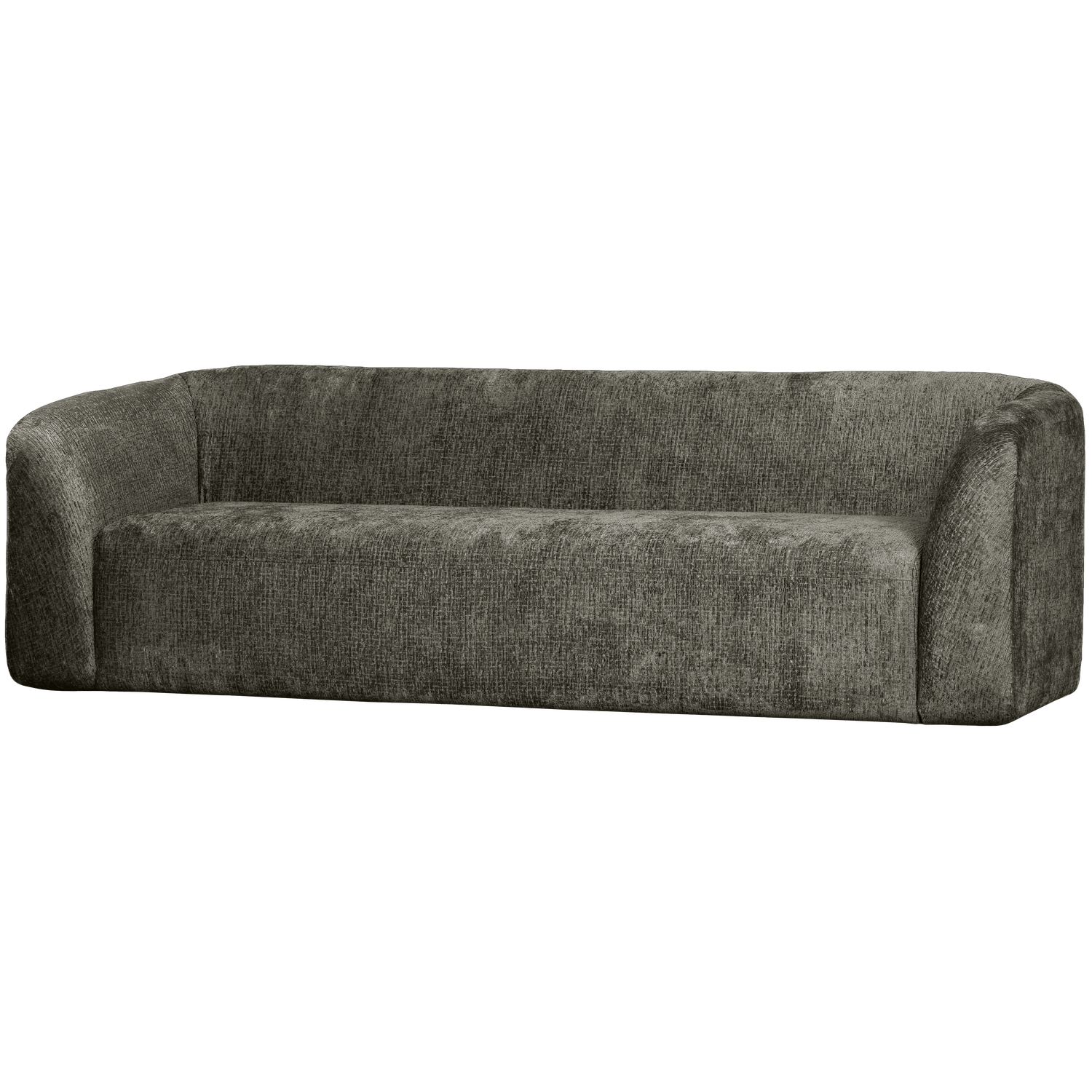 Woood | 3-Zits bank Sloping structure velvet frost