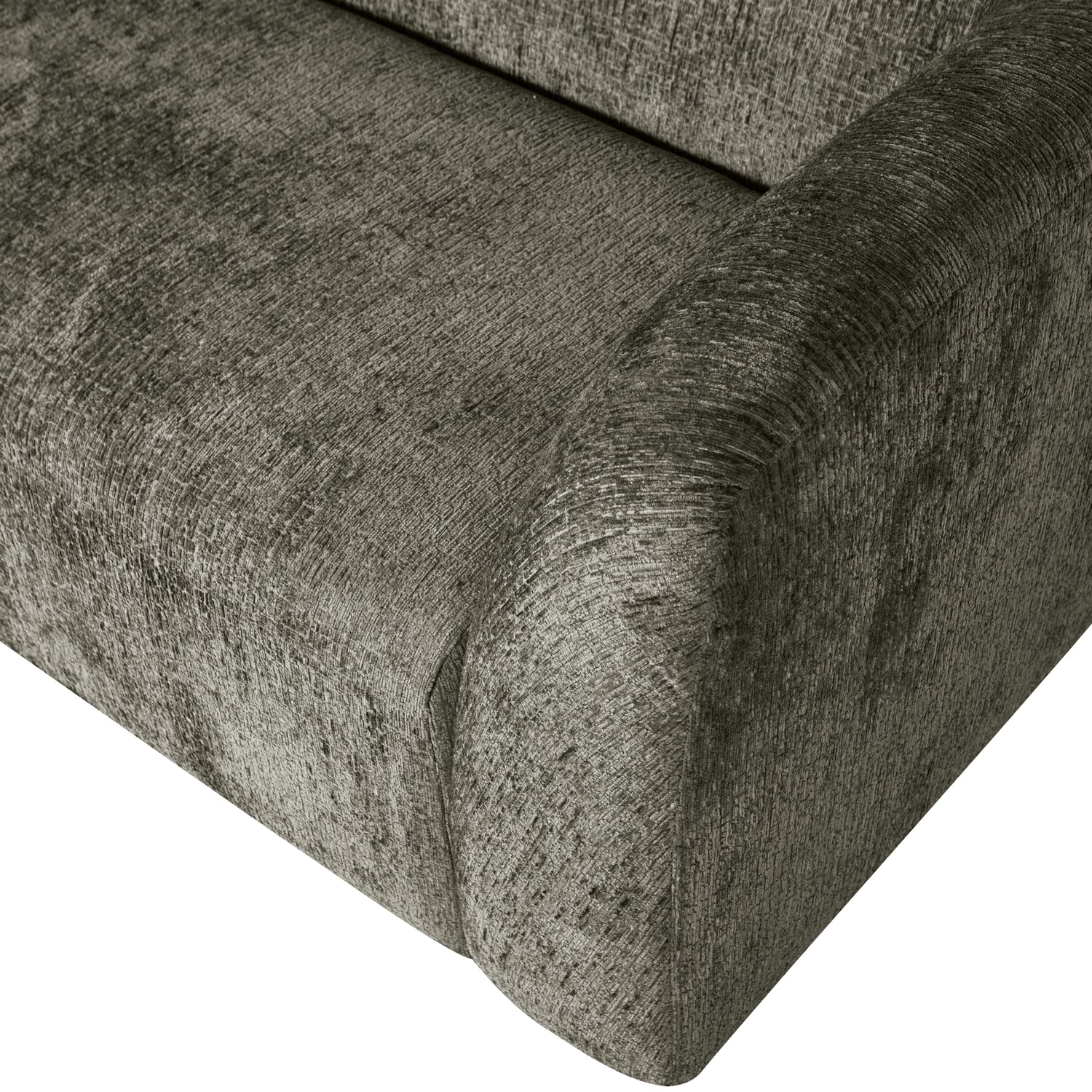 Woood | 3-Zits bank Sloping structure velvet frost
