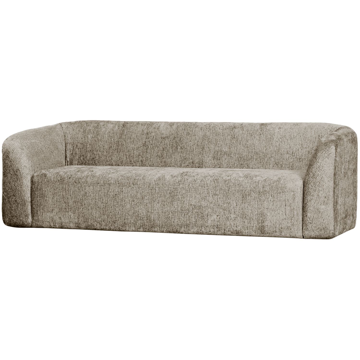 Woood | 3-Zits bank Sloping structure velvet wheatfield