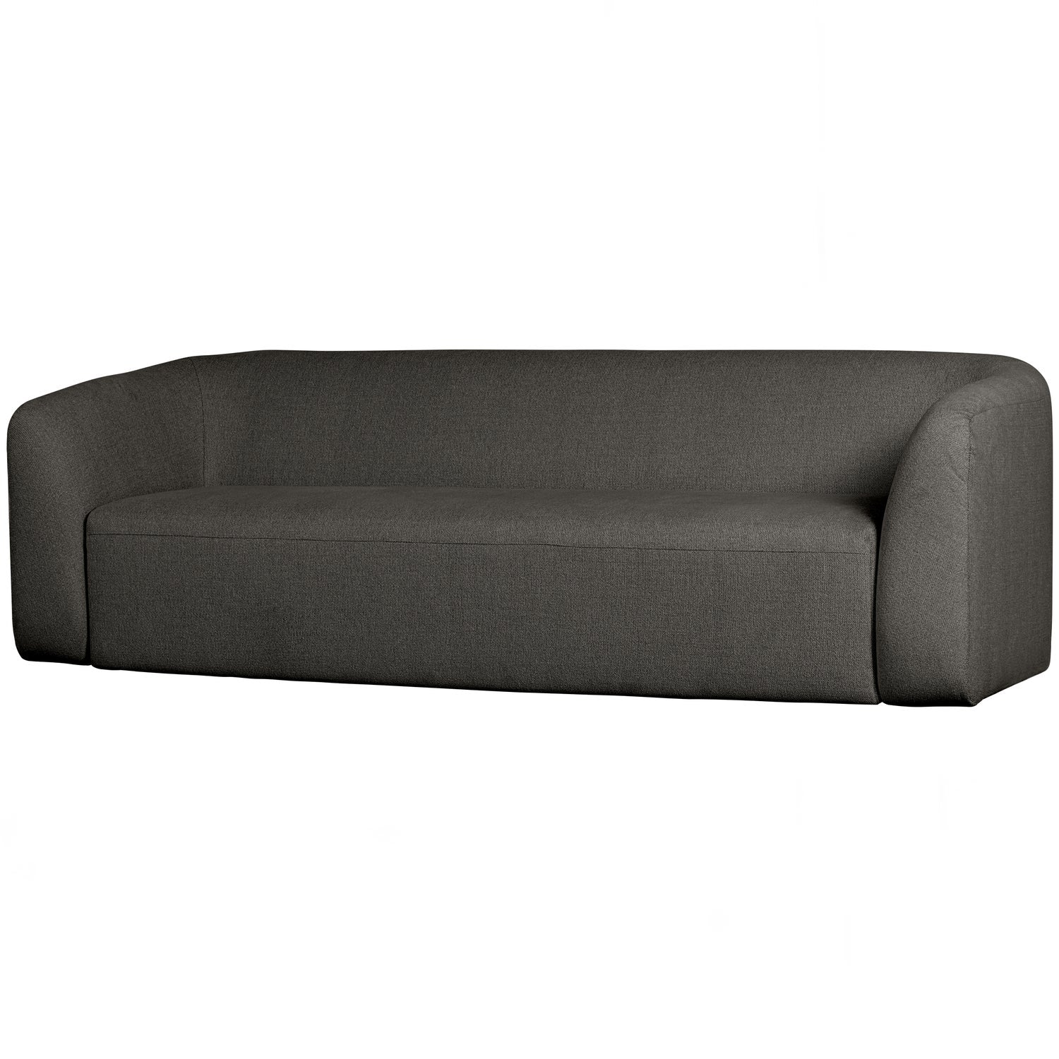 Woood | 3-Zits bank Sloping grijs/zwart melange