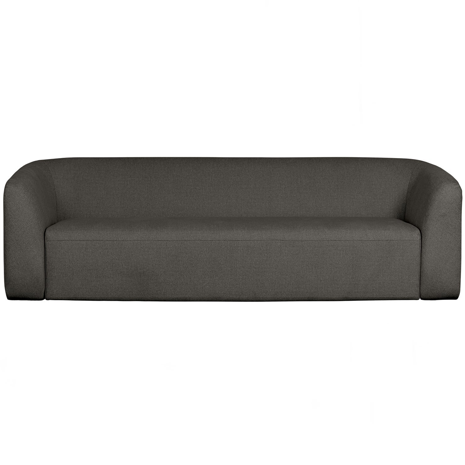 Woood | 3-Zits bank Sloping grijs/zwart melange