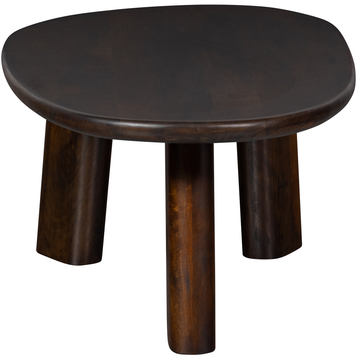 Woood | Salontafel Roundly 110cm donkerbruin