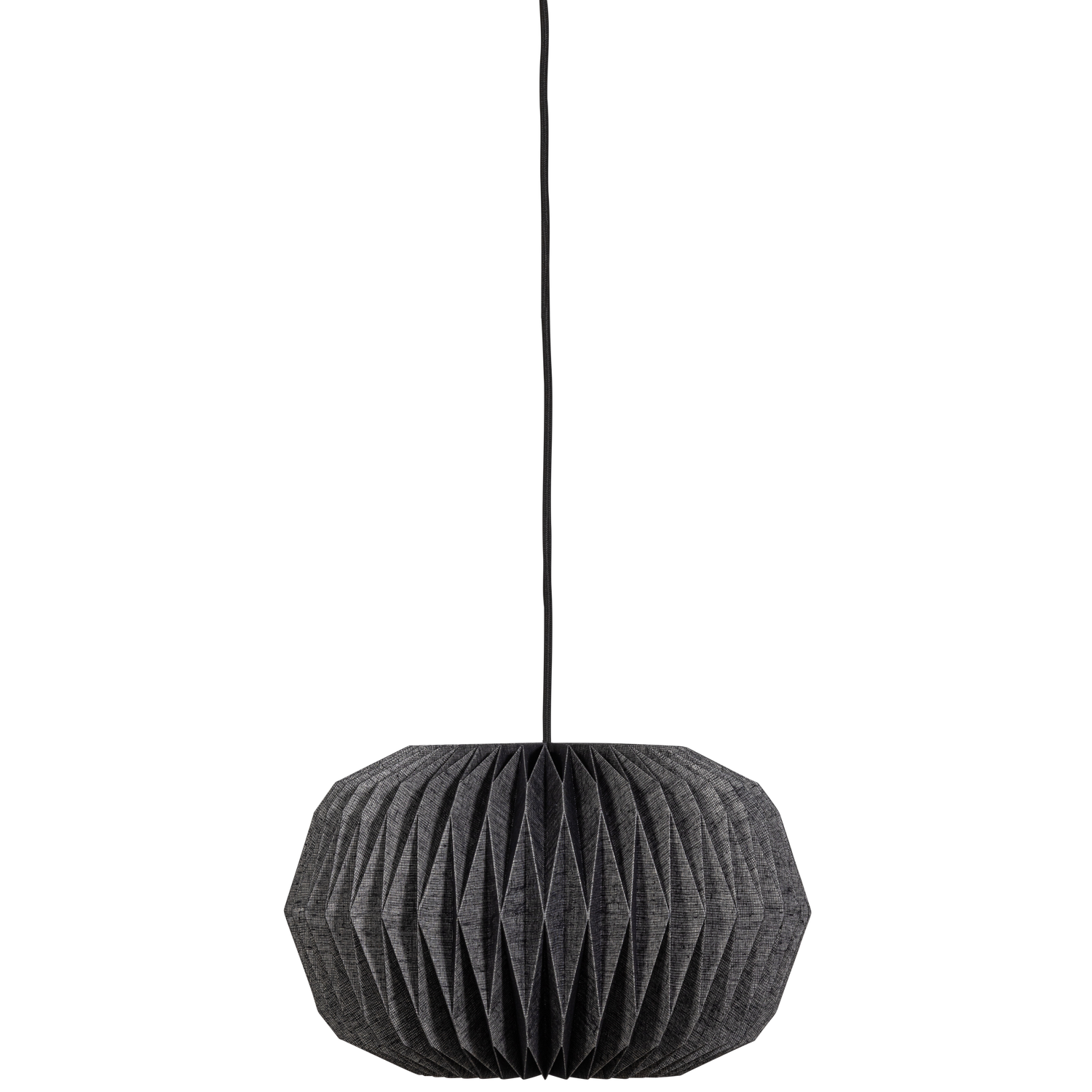 Woood | Hanglamp Globe papier naturel/zwart