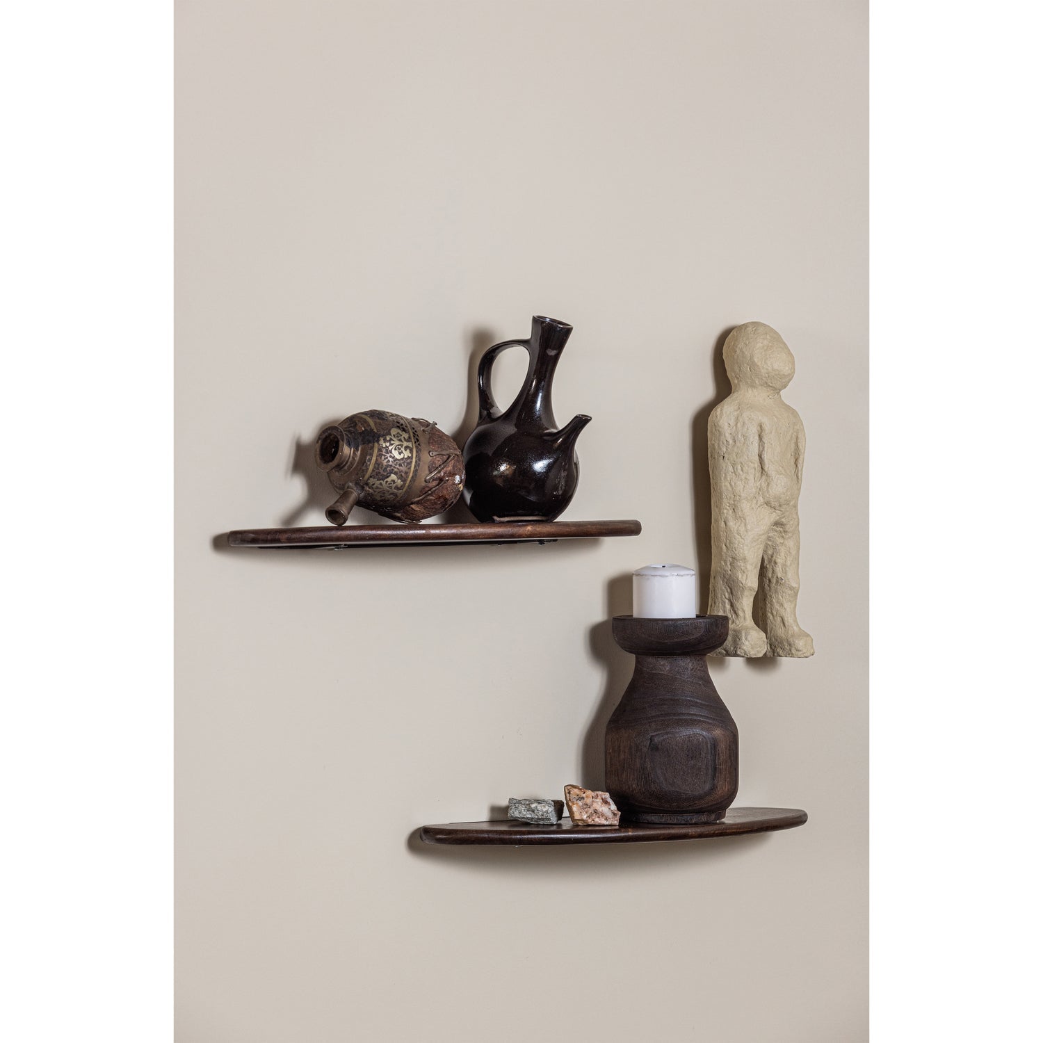 Woood | Wandplanken Layer mangohout - set van 2