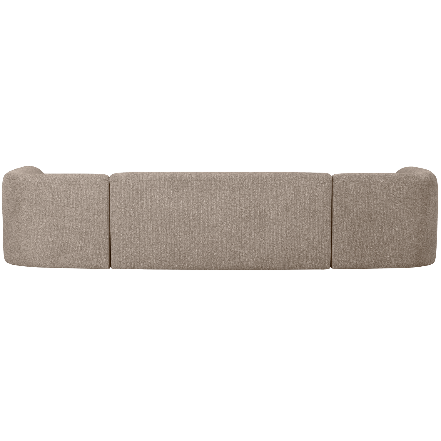 Woood | U-vorm bank Sloping naturel melange