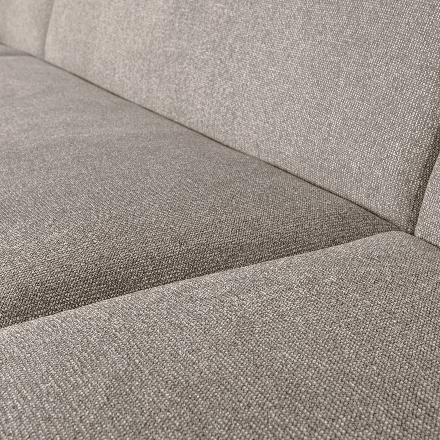 Woood | U-vorm bank Sloping off white melange