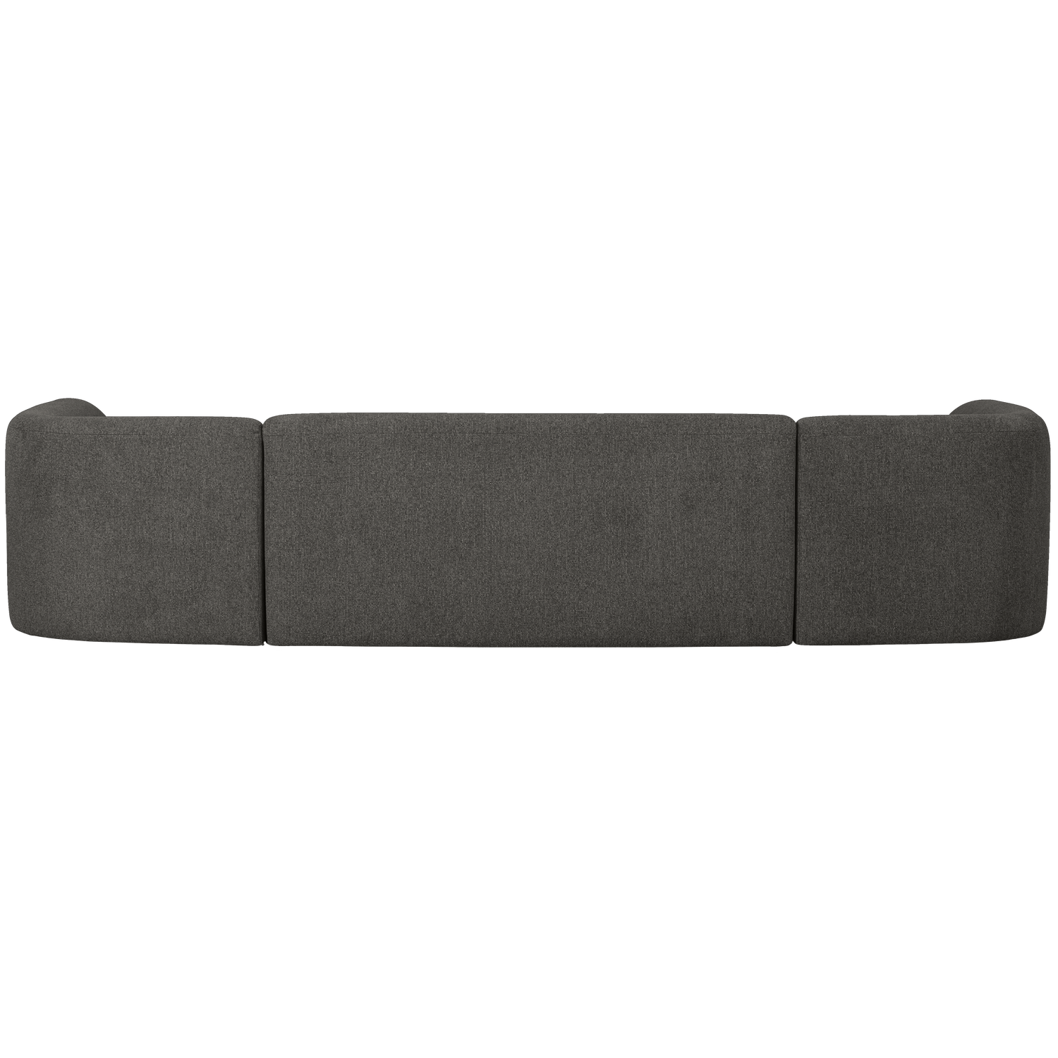 Woood | U-vorm bank Sloping grijs/zwart melange