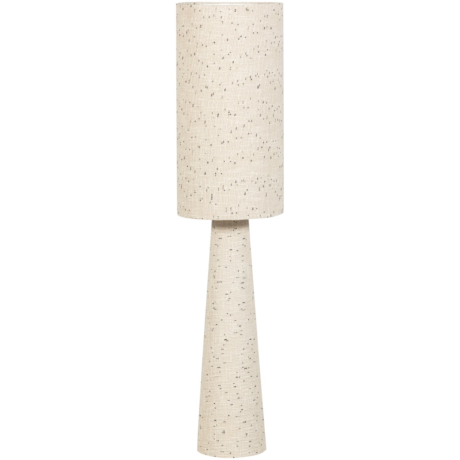 Woood | Vloerlamp Loft boucle naturel met stippen 130cm