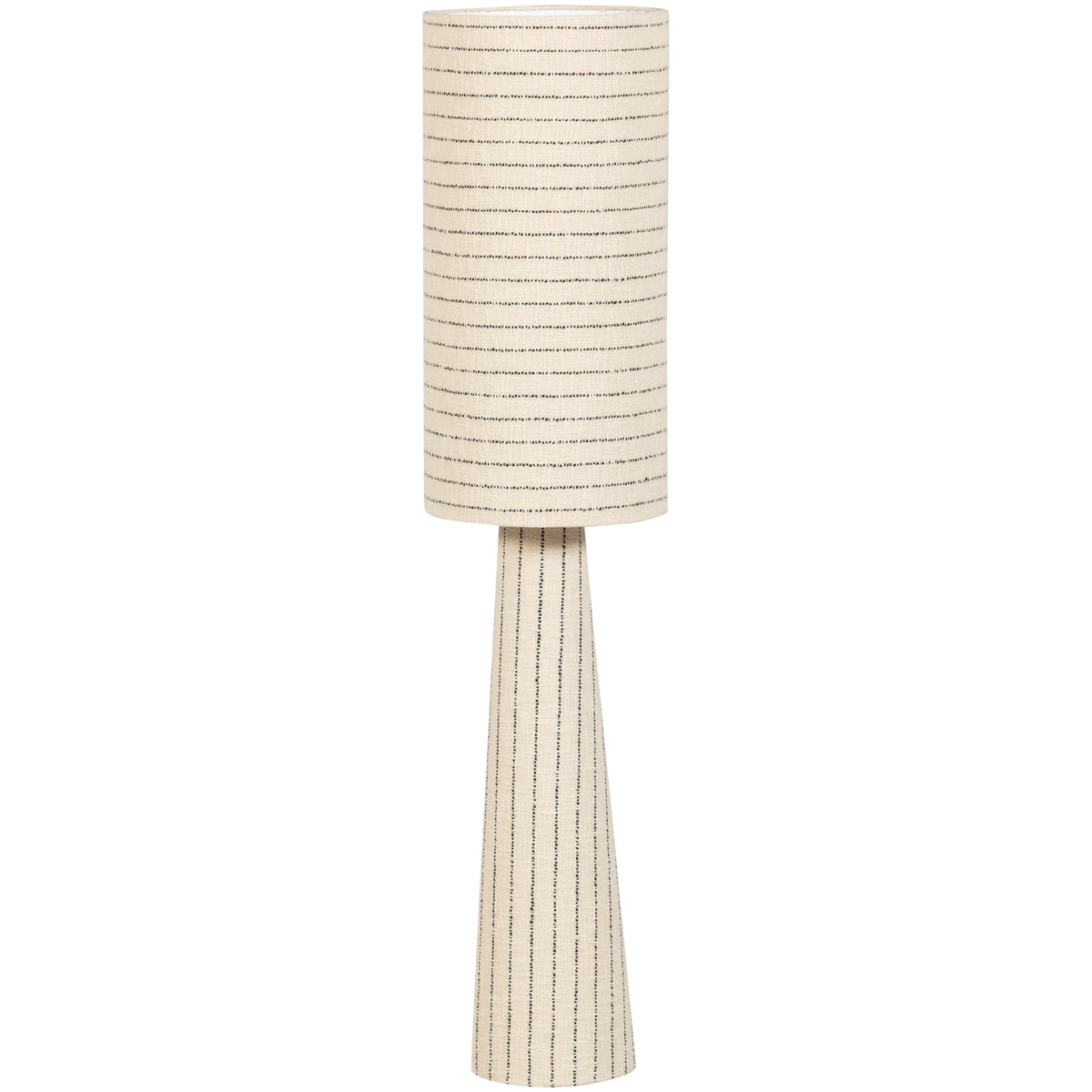 Woood | Vloerlamp Loft boucle naturel met strepen 130cm