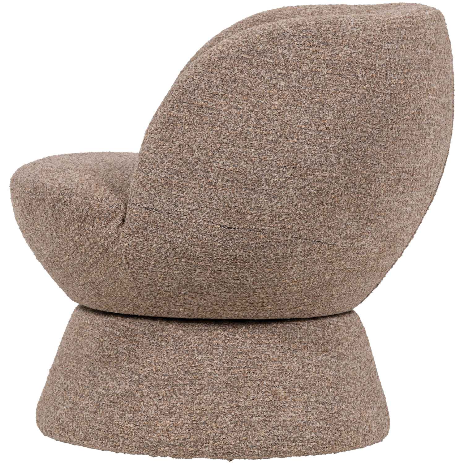 Woood | Draaifauteuil Shuffle bruin melange
