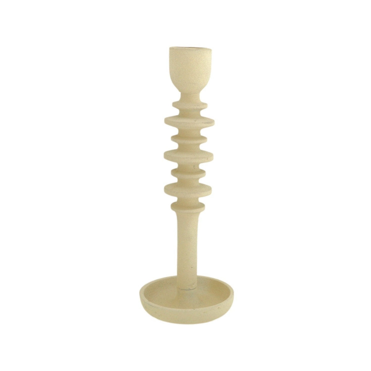 Home Society | Kandelaar Vera beige 21cm