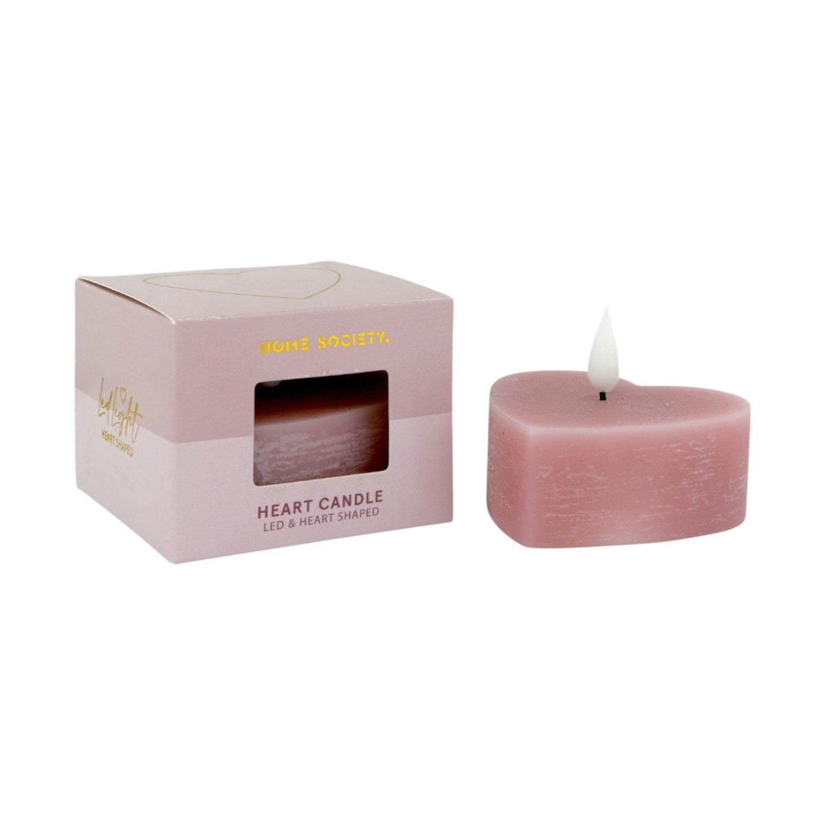 Home Society | Ledkaars hartje roze