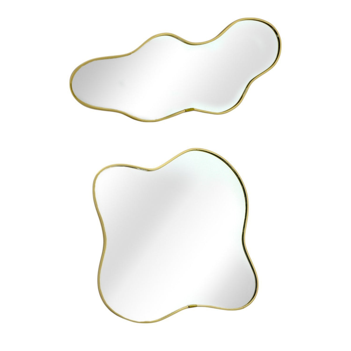 Home Society | Schaaltjes spiegel goud (pst)