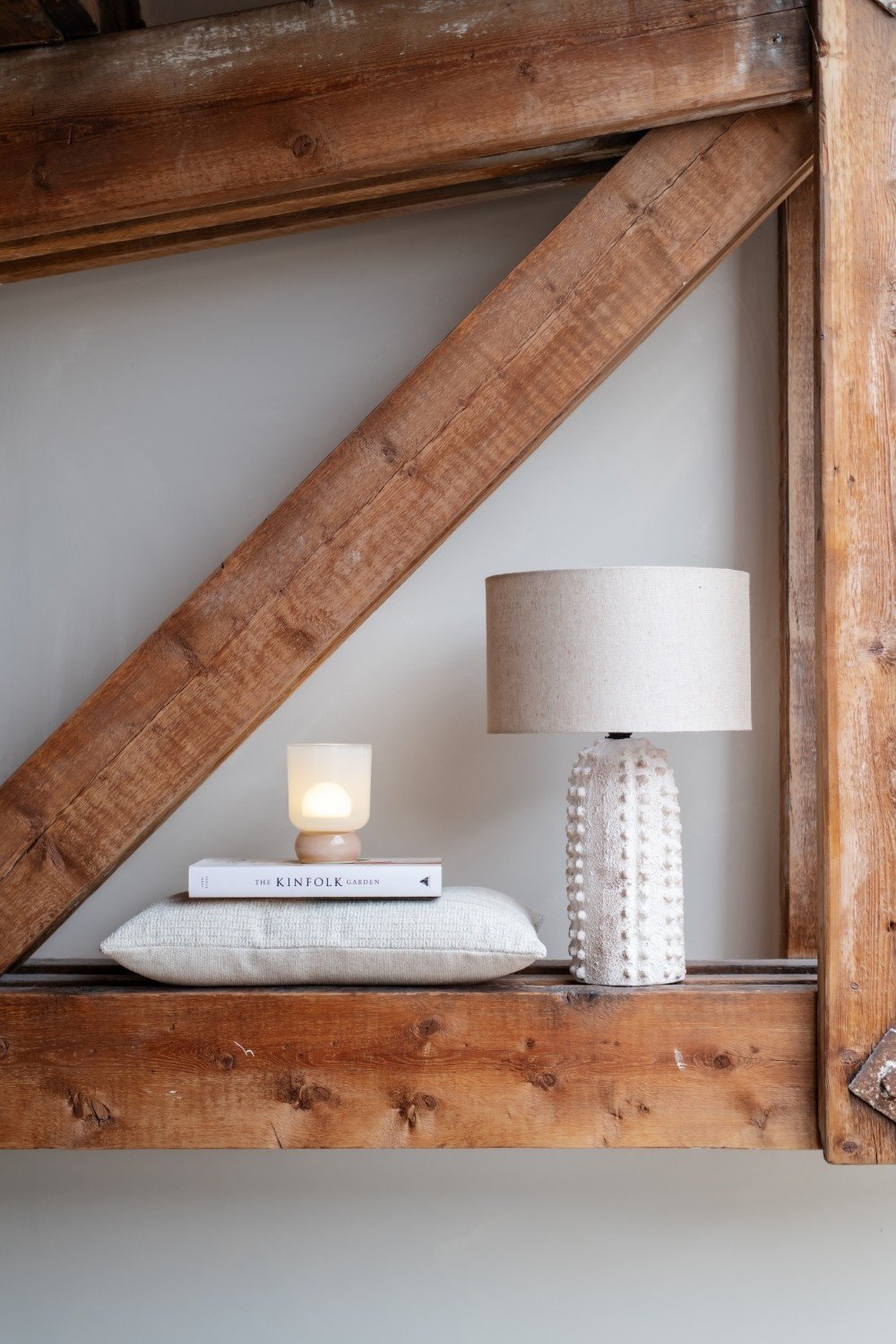 Home Society | Tafellampje led Liro beige