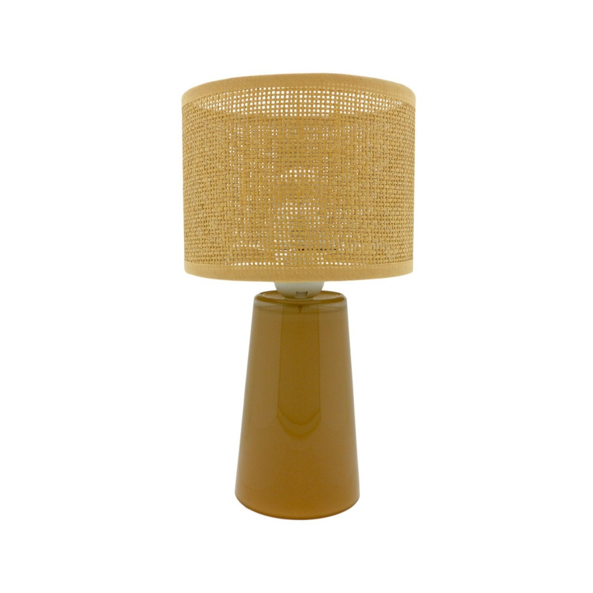 Home Society | Tafellamp met kap bruin 28,5cm