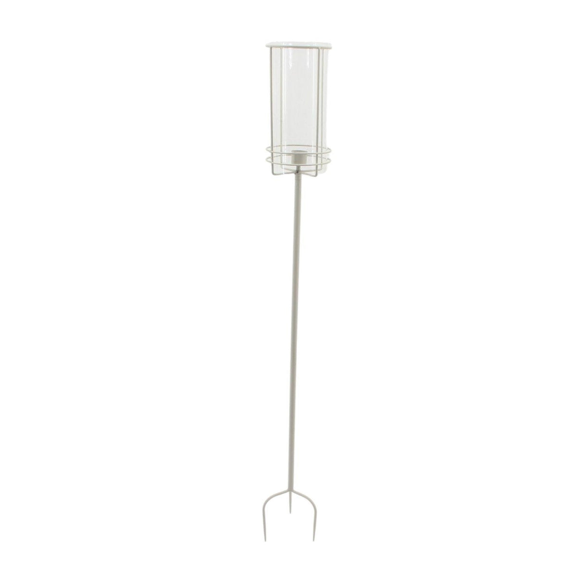 Home Society | Tuinkandelaar Milo met prikker beige