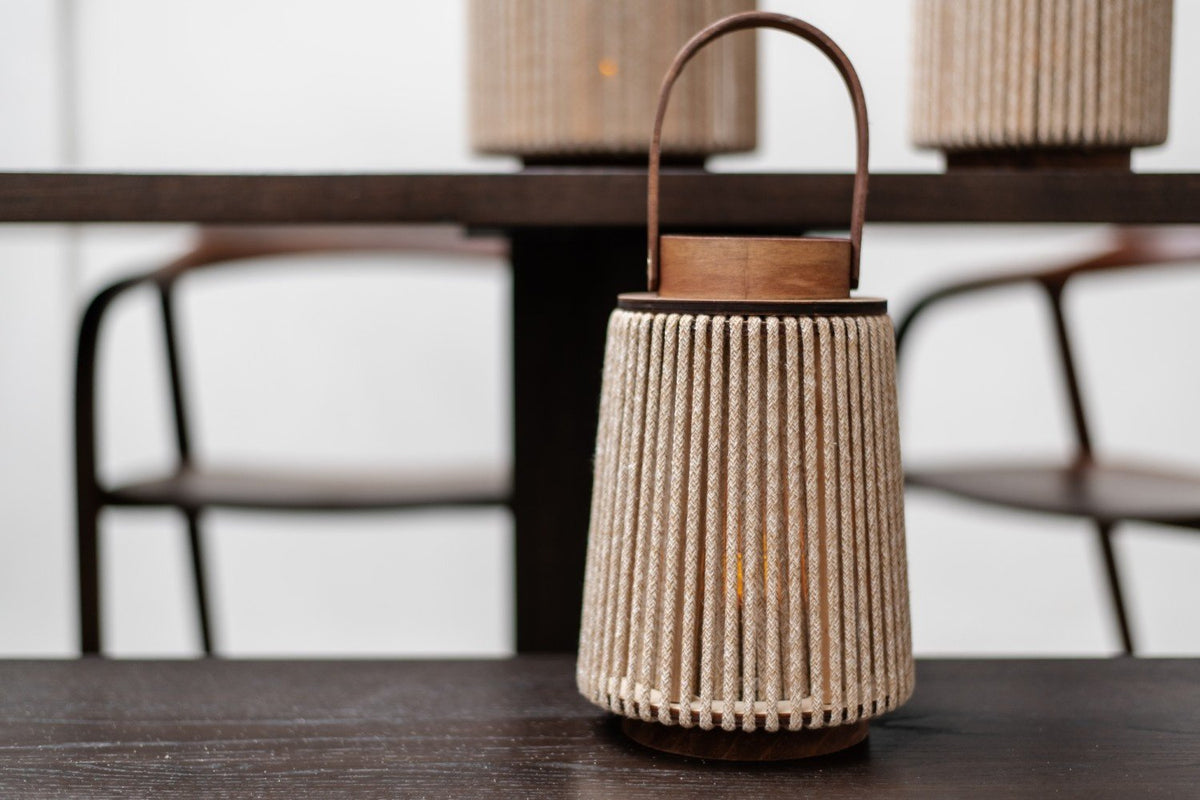 Home Society | Lantaarn Sira beige 22,5cm