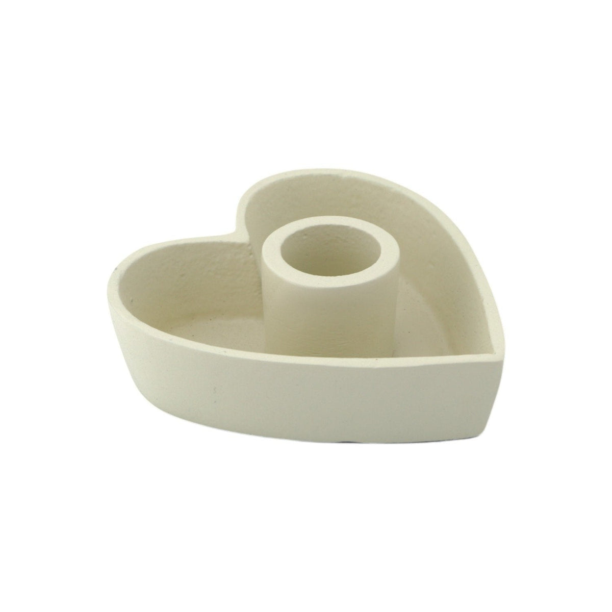Home Society | Kandelaar hartvorm Valentine off white