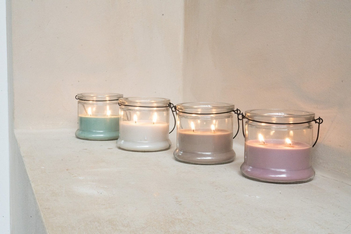 Home Society | Kaars in glas taupe