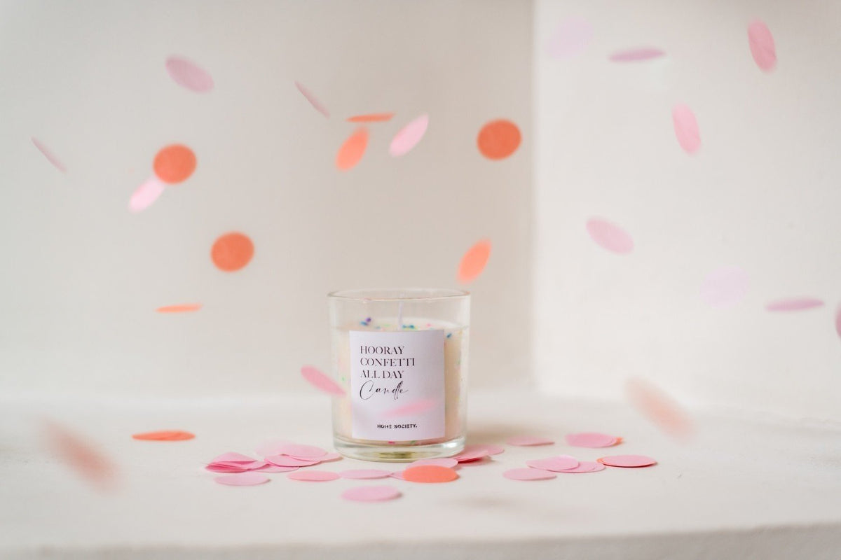 Home Society | Kaars confetti