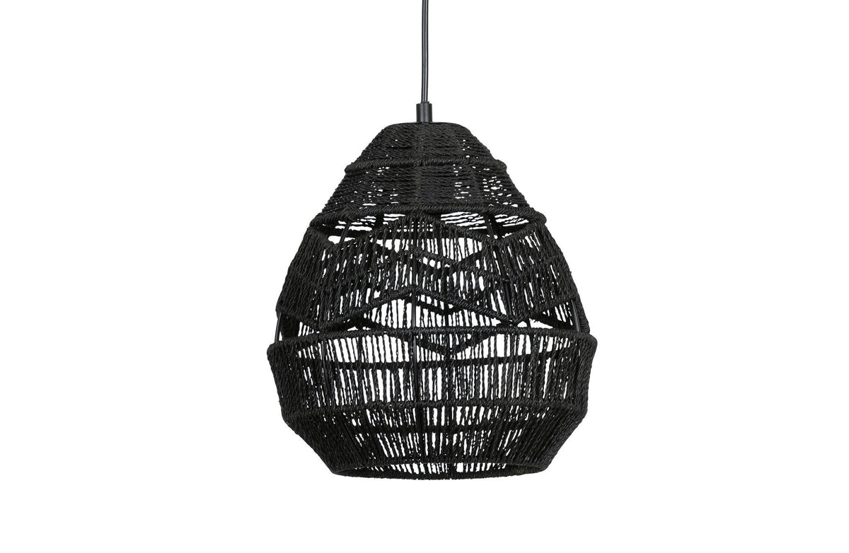Woood | Hanglamp Adelaide zwart Ø25cm