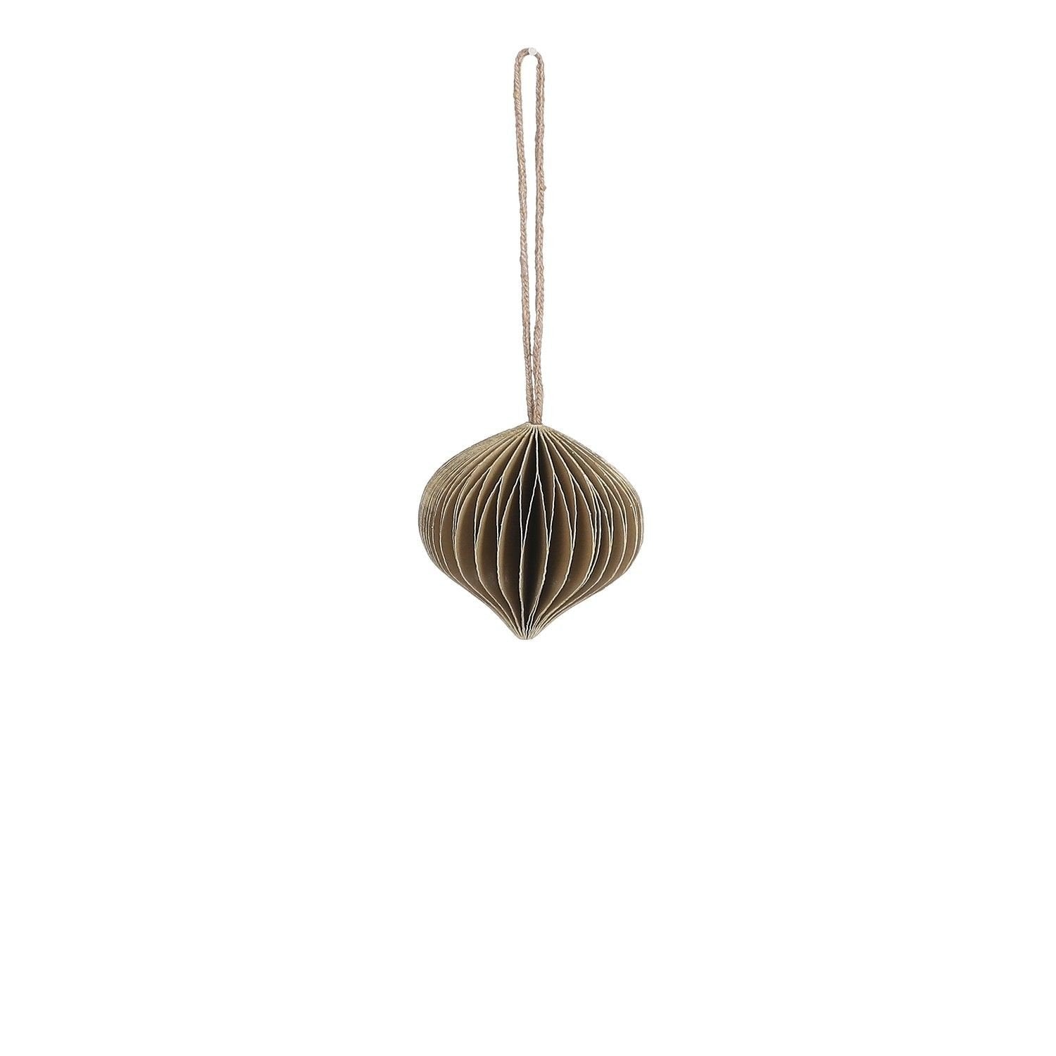 Selected by | Kerstbal ui papier goud 6cm