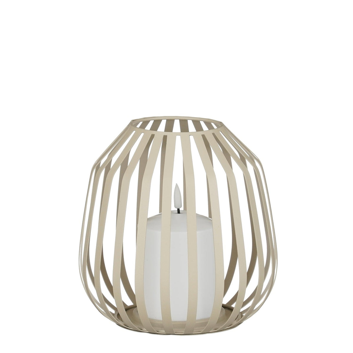 Selected By | Windlicht met ledkaars 17cm