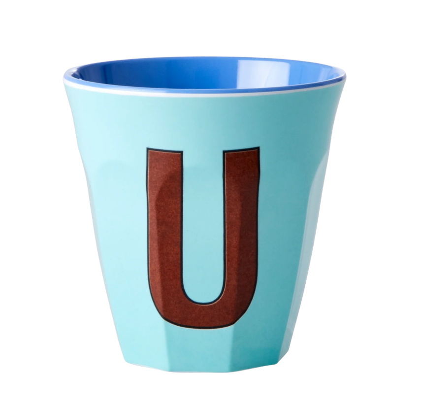 Rice | Mok melamine U zacht blauw