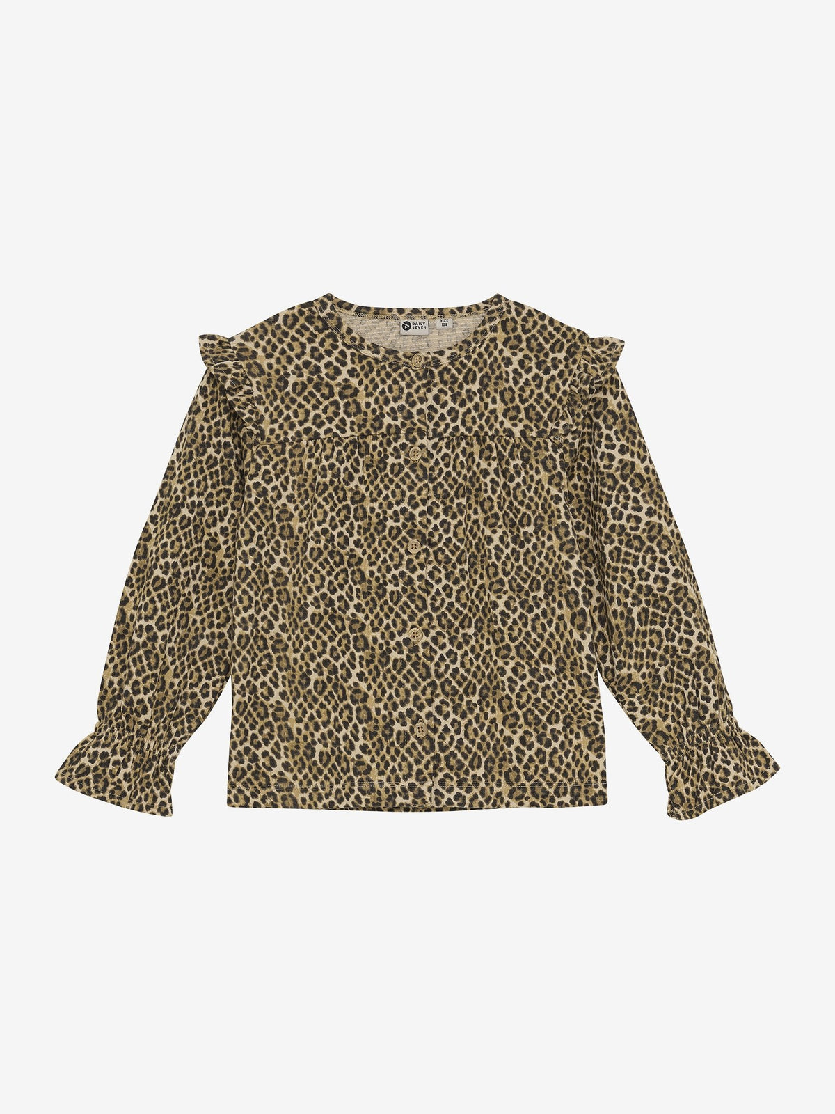 Daily7 | Longsleeve leopard latte sand